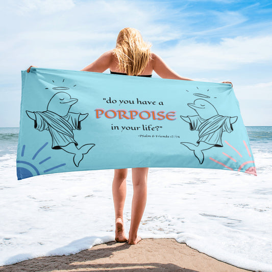 Porpoise Beach Towel