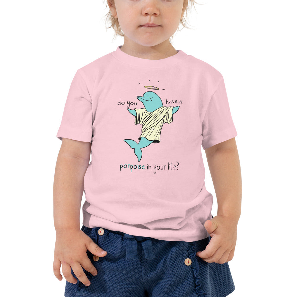 Porpoise color Toddler Short Sleeve Tee