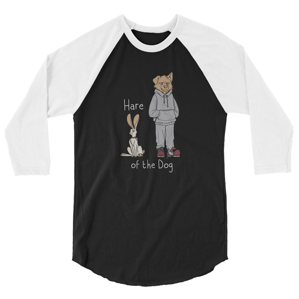 ol' Hare of the Dog 3/4 sleeve baseball shirt