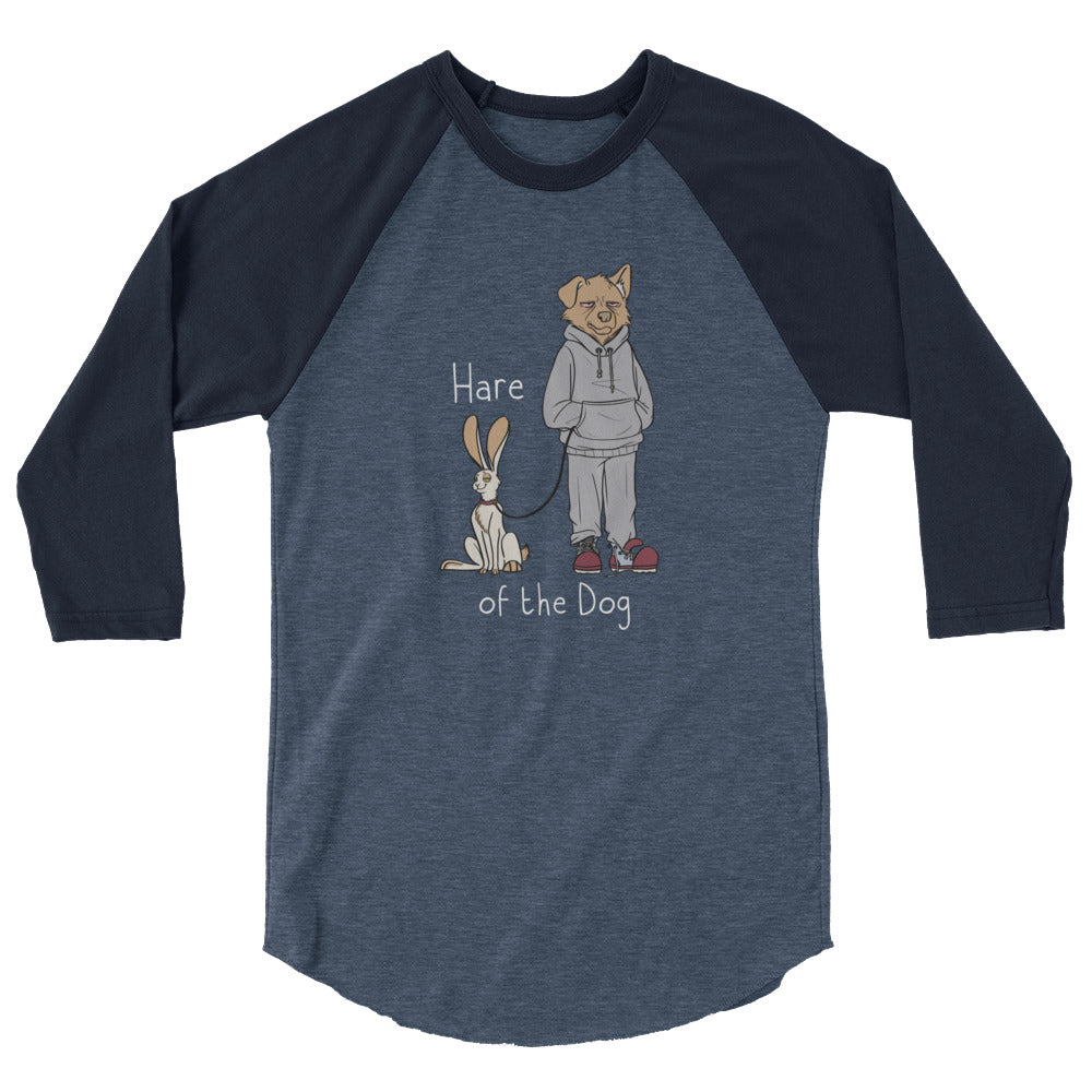 ol' Hare of the Dog 3/4 sleeve baseball shirt