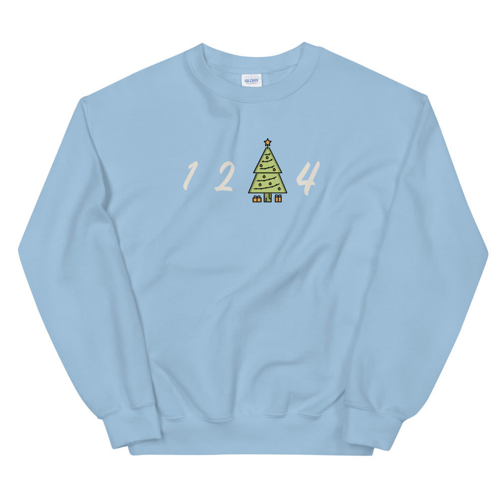 1 2 tree 4 Christmas edition Unisex Sweatshirt ⚠️10% off Sale