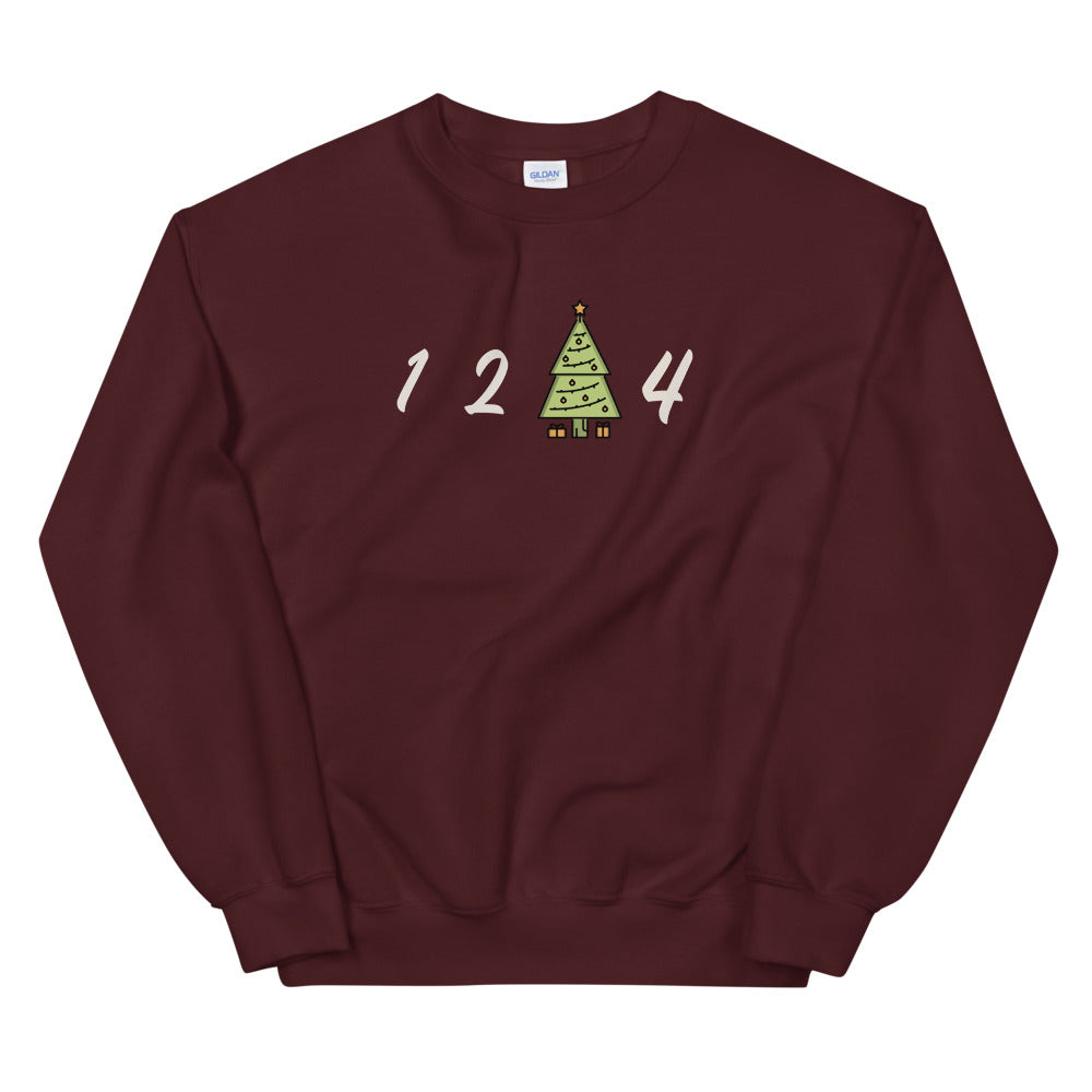 1 2 tree 4 Christmas edition Unisex Sweatshirt ⚠️10% off Sale